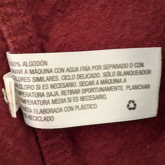 Goodfellow HEAVY Flannel Button Down Shirt Size Med - Picture 9 of 10